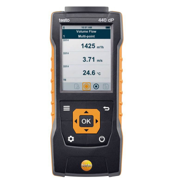 Testo 440dP. Комплект для вентиляции № 1 с Bluetooth Арт. 0563 4409_50