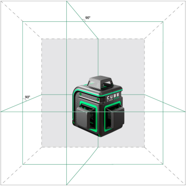 Лазерный уровень ADA Cube 3-360 GREEN Basic Edition Арт. А00560 (Зеленый луч)_1