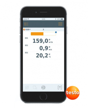 Смарт-зонд Testo 410i - Анемометр с крыльчаткой Арт. 0560 1410_1